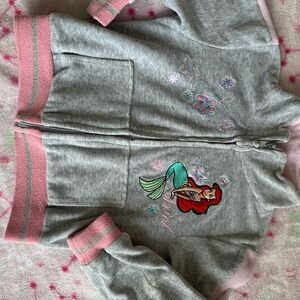 Vintage little mermaid sweater for girls